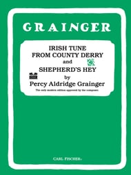 cover Irish Tune from County Derry/Shepherd's Hey Concert Band sheet music cover